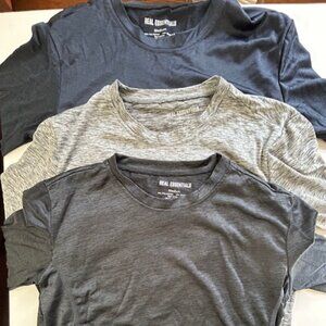 (3) Youth Dry-Fit Athletic Long Sleeve Shirts - Size Medium